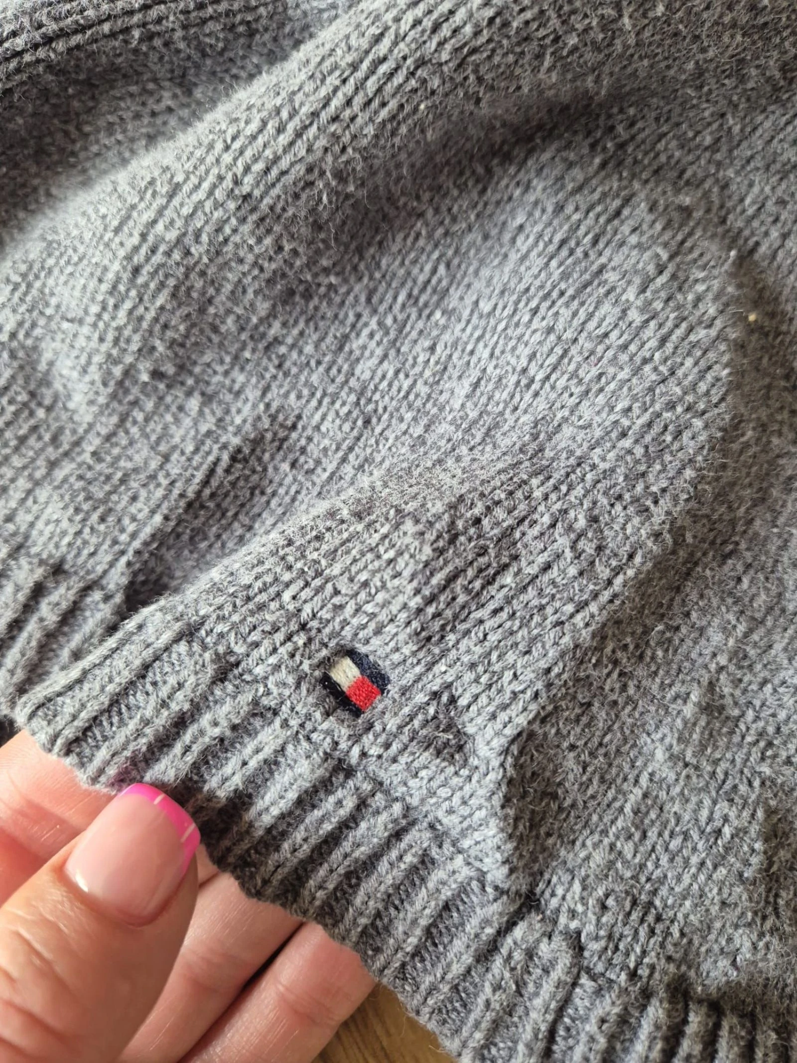 Colete / Cardigan Tommy Hilfiger - Cinza - Tamanho L (serve menor: corresponde mais a um S/M) – photo 8